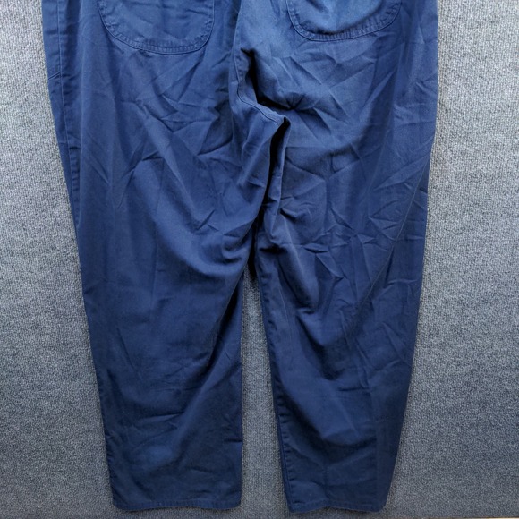 U.S. Navy Men's Utility Coveralls Blue Size 48L Actual 40x30 Embroidered Logo - Picture 4 of 16